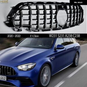 W213 覚悟 GTR パナメリカーナ フロントウォーク ブラックシルバー メルセデス Eクラス フェイスリフト セダン ワゴン クーペ コンバーチブル 2020 - 2022