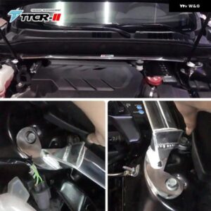 リンカーン MKX MKZ アクセサリー シャーシ部品 アンチチルトプルロッド フロントストラットバー アンダーキット 合金 サスペンション