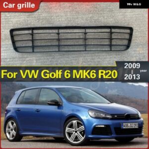 フロント バンパー グリル メッシュ グリル フォグランプ カバー スリーピーススーツ VW ゴルフ 6 MK6 非 GTI 2009-13