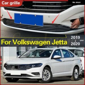 フォーク スワーゲン VW ジェッタ 2019-2020 フロント バンパー ステンレス アンダーセンターメッシュ グリル グリル カー スタイリング グリル
