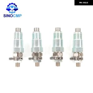 4個 燃料 インジェクター 3974254 ボブキャット 743 643 645 225 231 クボタ V1702 D1402 V1902 エンジン