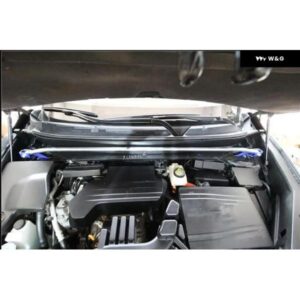 サスペンションフロントストラットバーインフィニティ QX60 2015 レーシング エンジン フロントタワーストラットバーブレース 合金 スウェイバー