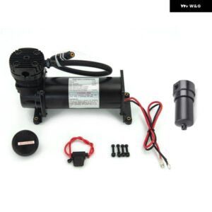 手動ウォータートラップオイルと水の分離器/ フィルター PENUMATIC DC 12V 480C 200PSI 1/4OR3/8NPT エアサスペンションコンプレッサー ポンプ 付き