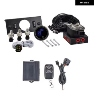 3色エアライドサスペンション 3 で 1 表示圧力計電磁弁とリモート コントロール パネル 船型スイッチ