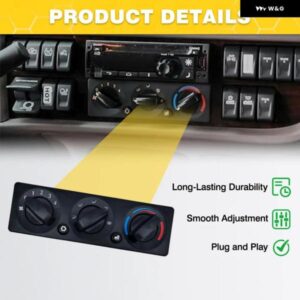 車用 HVAC ヒーター 気候 制御 モジュール パネル スイッチ 18 + 8ピン Q21-6119 Q216119 ピータービルト 337 348 389 トラック