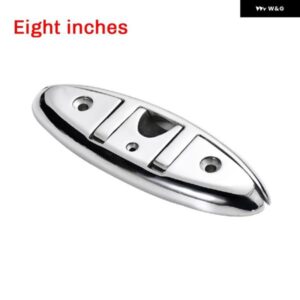 4個 8インチ ステンレス クリートマリン 折りたたみ ボートクリート 折りたたみ デッキ係留クリートフラッシュ マウント クリートボートヨット