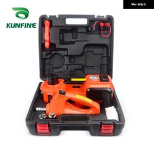 12V 5TON 車電動タイヤリフティングカージャッキタッチエア INFATABLE フロアジャッキインパクトレンチとタイヤゲージエア ポンプ