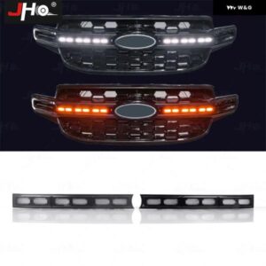 ミドル グリル ランプ LED ライトバー ホワイト デイタイム ランニングライト ターン シンガル アンバー ランプレンジャー T9 ワイルド トラック カーパーツ