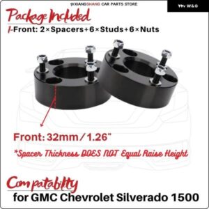 シボレー フロントサスペンションレベリングリフトアップキット GMC シエラ シルバラード 1500 コイル ストラット ショック アブソーバー