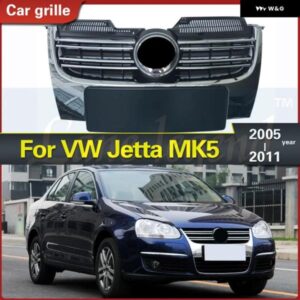 フロントセンター バンパー アンダー グリル ベントブラック 装飾 グリル VW ジェッタボラ ゴルフ MK5 2004-10