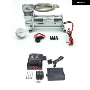 高 12V ソレノイド バルブ エアライドサスペンション マニホールド バルブ キット DC 12V 480C 200 PSI アウトレット 3/8 エアサスペンションコンプレッサー