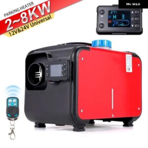 5-8KW 12/24V エアディーゼルヒーター ポータブルノイズリダクション LCDモニター パーキング ウォーマー トラック ボート RV パーキング ヒーター 加熱