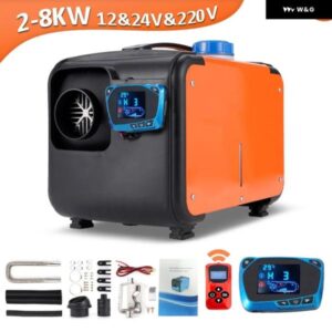 ディーゼル パーキング ヒーター 24V 220V 5KW-8KW 双方向 リモコン パーキング ヒーター 低騒音大穴 加熱キット