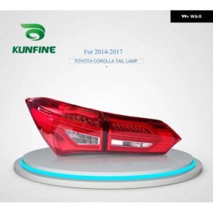 2X テールライト カローラ アルティス 2014-2017 LED ダイナミック ウィンカー プラグアンドプレイ テールランプ リバース フォグ テールライト