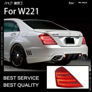 カー スタイリング テールランプ W221 テールライト 2006-2012 S300 S350 S400 LED テールライト DRL ダイナミック信号ランプ自動
