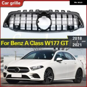 GT Aクラス W177 GT 大丈夫垂直フロント バンパー レーシングカー A180 A200 A260 A35 スポーツセダンフロント グリル