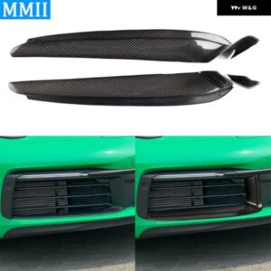 シェポル 911 992 カレラ 2019-2022 カーボンフロントリップエアインレット風ブレード トリム カバー レトロフィット 装飾 アクセサリー