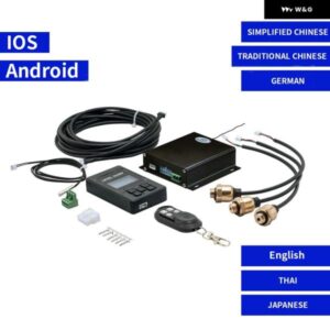 バージョン センサー圧力付きカーエアサスペンション 制御 システム BLUETOOTHリモートワイヤー 制御 アプリ 制御 を サポート