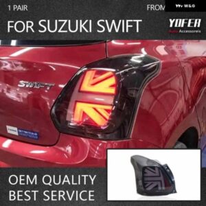 スズキ ライト スイフト テールライト テールライト 2017-2023 DRL フル LED リアランプ シーケンシャルウインカーカーアクセサリ