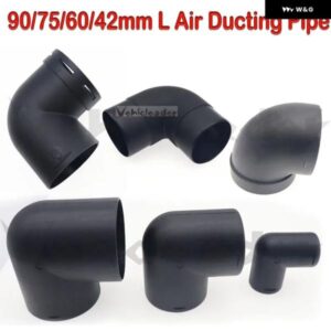 42/60/75/90MM プラスチック L字型エア パイプ エルボアウトレットコネクタ WEBASTO EBERSPAECHER ディーゼル パーキング カーヒーターアクセサリー