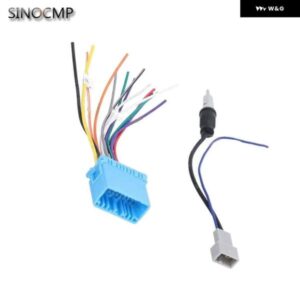 2個 配線 ハーネス ステレオ ラジオ AM/FM アンテナ ケーブル アダプター ホンダ アコード シビック CRV エレメント マツダ スズキ キザッシュ 車部品