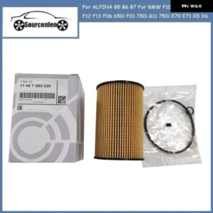 11427583220 エンジン オイル フィルター キット ALPINA B5 B6 B7 BMW F10 F07 F11 550I F12 F13 F06 650I F01 750I G11 750I E70 E71 X5 X6