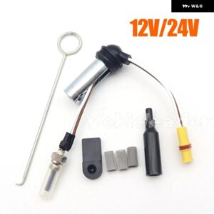12V/24V 車用ヒーター グロープラグ エア パーキング ヒーターキット ストレーナー+グロープラグ+レンチ 252070011100 252069011300 車 トラック VAN ボート