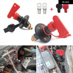 300A 12V 24V 赤 2キー カットオフ バッテリー メイン キルスイッチ 車両 車 カスタム アイソレーター ディスコネクター トラック ボート 自動車
