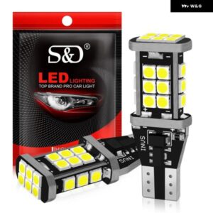 2個 T15 LED CANバス 921 912 W16W 車用バックアップライト リバース バルブ ランプ BMW E46 E39 E90 E60 E36 F30 F10 E30 E34 E66 X5 E70 E53