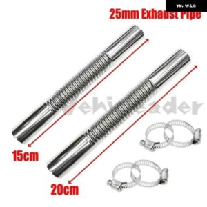 15CM/20CM 車用エア パーキング ヒーターマフラー 2クランプ 燃料タンク排気ホース チューブ エルボコネクタ ディーゼルヒーター