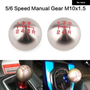 5/6速 マニュアル ギア M10X1.5 シフト ノブ ボール シフター レバー ハンドル スレッド ホンダ / シビック /フィット/シティ FD2 FN2 EP3 CRV