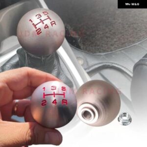 5/6速マットボールシェイプアルミ シフト ギアノブ ホンダ シビック シティFD2 FN2 EP3 TYPE R DC2 DC5 シフト ノブM10*1.5