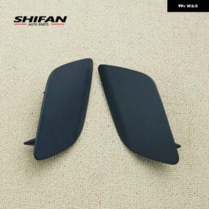 4L0955276G 4L0955275G フロント バンパー ヘッドライト ウォッシャーカバー ノズルキャップ プライミングペイント アウディ Q7 2010-2015 カーアクセサリー