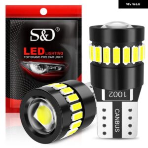 2個 T10 W5W LED CANBUS 12V 車サイド インテリア ライト 168 194 3030 SMD BMW アウディ 超高輝度車 インテリア ライト