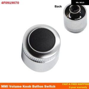 4F0919070MM Iボリュームノブロータリー ボタン スイッチ設定ナビゲーション アウディ A6 C6 S6 ALLROAD 05-08 Q7 2007 2008 A8 S8