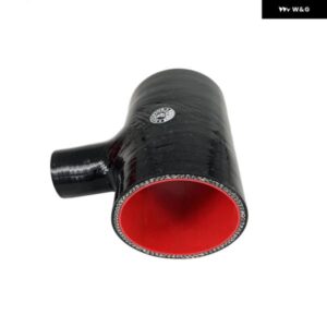 2インチ 2.5インチ 2.75インチ 3インチ Tピースシリコンホース 51 63 70 76MM Tシェイプ チューブ 25MM/35MM ID BOV +クランプ