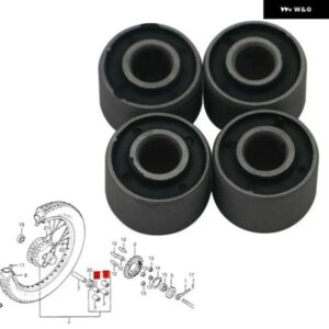 4PC オートバイ バイク クッシュドライブ リアホイール スプロケット ラバー ダンパー マウント ブッシング ホンダ CG125 CG150CC エンジン CB125S '76-85