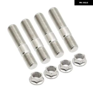 10MM 排気スタッド鋸トゥース状ナット M10X1.25 マニホールド フランジ 4スタッド 4ナット トヨタ 日産 ホンダ 一部