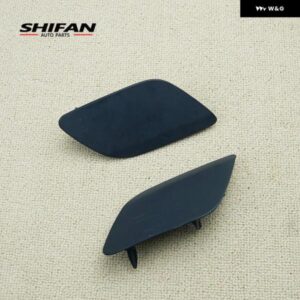 4L0955275G 4L0955276G フロント バンパー ヘッドライト ウォッシャーカバー ノズルキャップ プライミングペイント アウディ Q7 2010-2015 カーアクセサリー