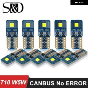 10個 W5W T10 LED CANバス 電球 12V アウディ BMW VW MERCEDES 車 スタイリング インテリア ドームライト トランク ランプ パーキング ライト