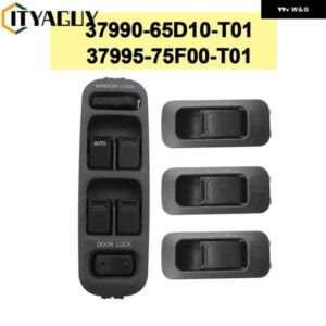 37990-65D10-T01 電動パワーウィンドウ コントロール スイッチ 左フロント 3799065D10T01 スズキ グランドビターラ AM-33968442