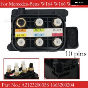 A251320005 2123200358 A2123200358 メルセデスベンツ W164 W166 W221 W251 エアサスペンション ソレノイド バルブ ブロック 1663200204 カ