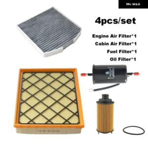 4個 フィルター セット SAIC MAXUS D90 2.0T 2017-2020/プロキャビン AC フレッシュエア燃料オイルフィルター エンジン 自動車 交換 部品 1