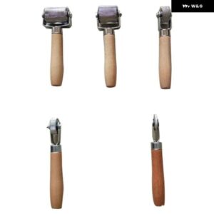 5ピースカーサイレンサーローラーキット シームローリングツールタイヤリペアフィルム 圧縮 カスタムパーツ アクセサリー 交換用部品 互換