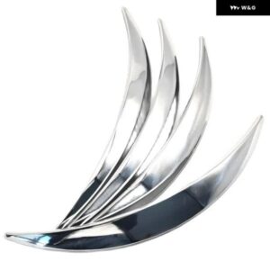 4個 ホイールアイブロウアーチトリム リップフェンダー フレアプロテクター アンチスクラッチ カスタムパーツ アクセサリー 交換用部品 互