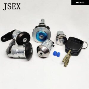 96FGA22050AG 96FGA22050CG コンプリートロックセット フォード フィエスタクーリエ KA 95-08 KA 5個 カスタムパーツ アクセサリー 交換用