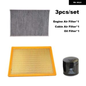 3個 フィルター セット クライスラー 300C 2.7 3.5L 2003-2010/ ジープ コマンダー XK XH 5.7L 2006-2009 キャビンエアエンジンオイル フィ