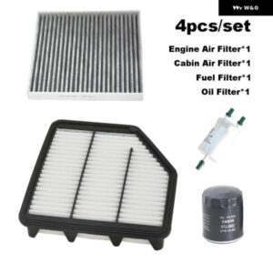 4個 フィルター セット FAW T77 1.2T 230TID 2018-21 BESTUNE エンジンキャビンエア燃料オイルフィルター スペアパーツ 1109160FL カスタム