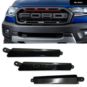 LED DRL デイタイム ランニングライト フロントグリル メッシュマスクカバー フォグランプ フォード レンジャーエベレスト T8 2018-21 カス