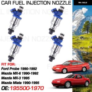 フォード プローブ マツダ MX-6 MX 6 1990-1992 マツダ MX-3 MX 3 1995 マツダ ミアータ 1990-1995 燃料インジェクター ノズル噴射 195500-